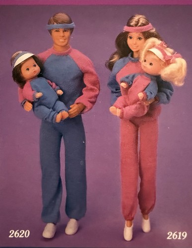 Barbie 1985 the heart family - 1985,,
