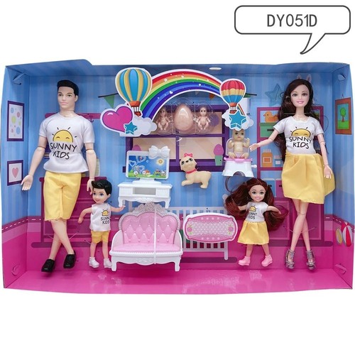 Barbie happy family pregnant - family,