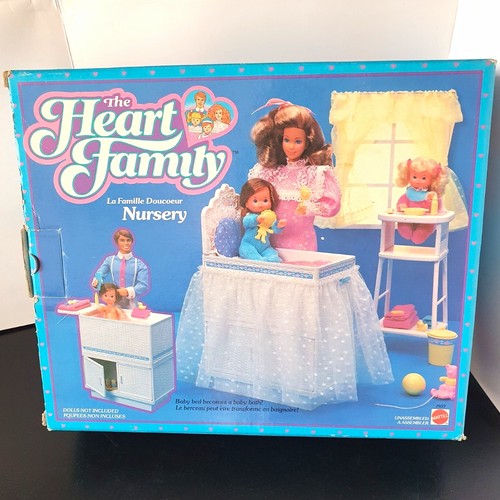 Vintage mattel heart family - mattel,